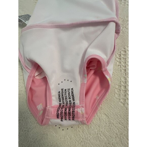 3 for $15 Gerber Infant Girls Pink‎ Daisy Ruffle Swimsuit UPF 50+ 12 Months, NWT - Picture 5 of 6